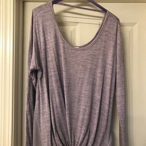 Maurices Purple long-sleeve shirt